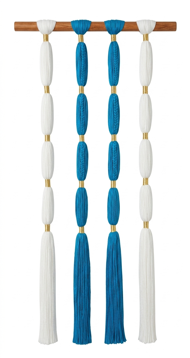 Teal Horizon — handcrafted macrame wall art NZ